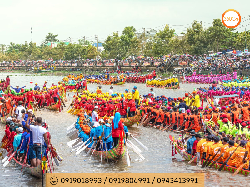 Đua ghe Ngo Sóc Trăng tín ngưỡng người Khmer - Du lịch 360Go 